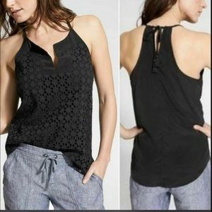 Athleta Eyelet Dunes Tank